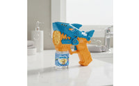 Powerful Engine Shark Bubble LED Lights 12-Hole Bubble Blaster Sturdy Leak-Proof Design for Children, Toddlers, Boys, Outdoor, Summer Fun, Parties, Backyard