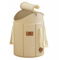 Foldable Foot Spa Bucket 5-Layer Insulation Foldable Foot Bath Bucket Quick Drain Spout Deep calves Soaking Basin for Travel