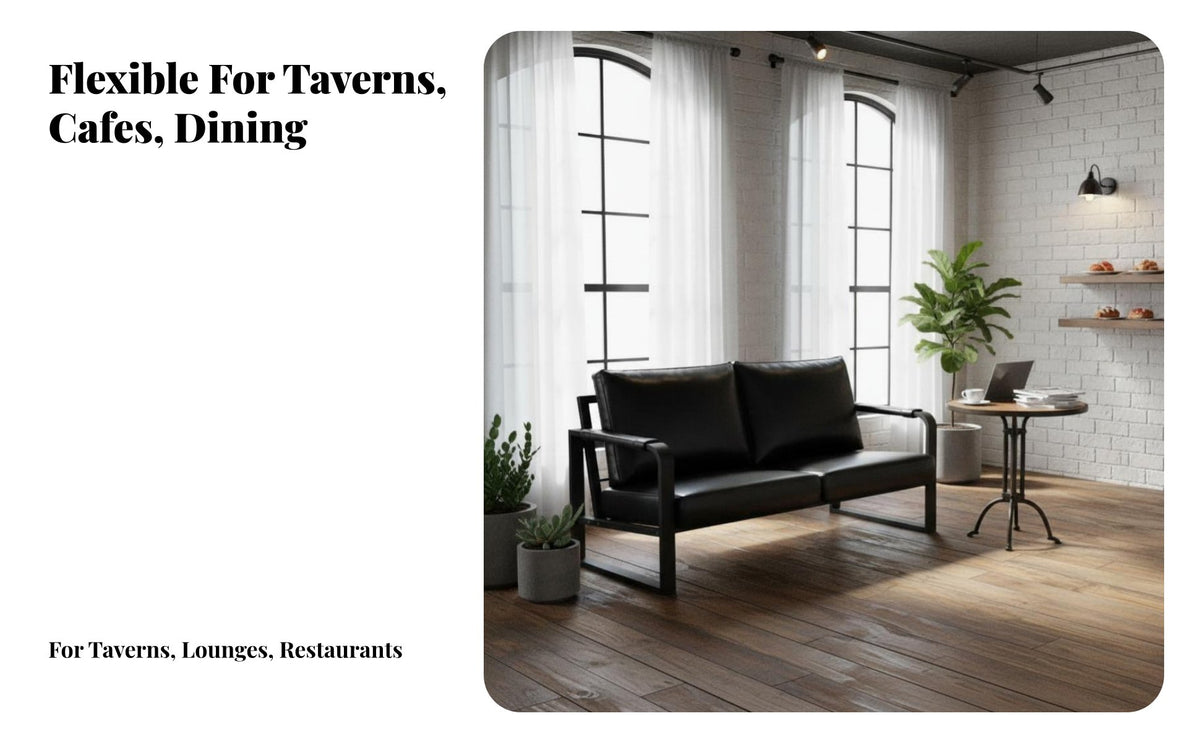 Upholstered Comfort utilitarian Banquette and Table Complete Set Restaurant Seating Cafe Booth for Bar Owners, Business Proprietors, Restaurants, Cafes, Bistros, Lounges