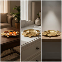 Fishes-Shaped Small Tray Fishes Trinket Dish Aesthetic Key Dish for Dresser