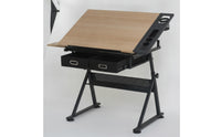 Drafting Table with Stool Tilting Drawing Desk with Stool Slanted for Architects