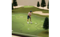 2 Pieces 1:64 Scale Golfer Figure Highly Detailed 1:64 Scale People Figures Sand Table People Models Realistic for Dioramas