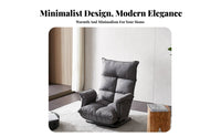 Adjustable floor Seat Light Luxury Aesthetic Adjustable spinerest padding Seat Foldable Design Multi-Angle Adjustment for Adults