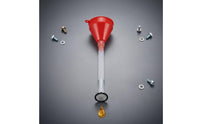 10 Pieces Automotive Funnel Set Plastic Oil Funnel Set Vehicle Maintenance Gear Ribbed Cone-Shaped for Mechanics, Workshop