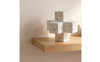 Resin Sculpture with Sandstone Finish Modern Figurine Natural for Art Collectors