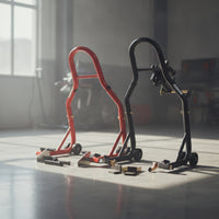 Motorcycle Front Rear Wheel Stand Universal Motorcycle Rear Support Stand Versatile for Garage, Workshop