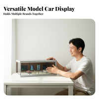 1:64 Scale Car Display Box Dustproof Cover 1/64 Scale Car Garage for Hobbyists