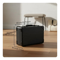 Lighted Makeup Case Large Capacity Makeup Case with Mirror Removable Dividers Portable Cosmetic Organizer for Salon