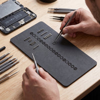 Double-Sided Magnetic Screw Memory Mat for Phone Repair Work