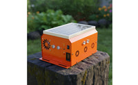 Twin Power Solar High-Frequency Sound Bird Repeller Low Voltage Voice Bird Repeller Rechargeable Battery Pigeon Repellent Device Rainproof for Farmers, Orchard Owners, Farm