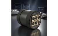 DMX-Compatible Splitter with Strap Rigging-Mount DMX-Compatible Splitter Amplifier 6-Way 3-Pin for Stage Technicians, Theaters
