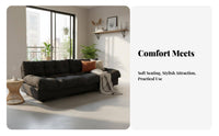 Modern Design 3-Seater Sofa and Table Combo Minimalist and design Reception Seating Streamlined visual appeal Lounge Set adaptable set for Interior Designers, Business Owners, Office Managers, Waiting Area, Studio, Public Space, Library