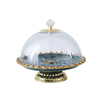 Modern Minimalist Ceramic High-Footed Cake Plate for Weddings and Afternoon Tea