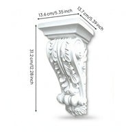 Ornate Corbel Bracket Carved PU Corbel Lightweight Decorative Corbels Ornamental for DIYers