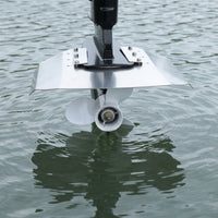 Water Pressure Plate Anti-Cavitation Stabilizer Plate with Brackets Easy to Install Trim Tab for Boaters