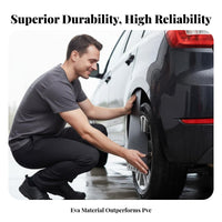 2 Pieces Car Mud Flap Waterproof Mud Flaps Weather Resistant Vehicle Mudguard for Rainy Days