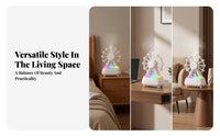 Rotating Desktop Wheel Humidifier Mist Output Room Accessory for Bedroom