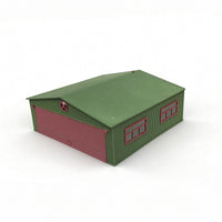 Illuminated Model Aircraft Hangar Tabletop Hangar with Light Compact for Hobbyists, Collectors