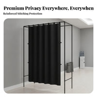 Privacy Curtain with Fasteners