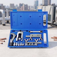 Portable Flaring Tool Kit Compact Flaring Tool with Case Heavy-Duty Tube Expander Kit Fast for Refrigeration Repair