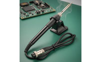 Ribbed Strain Relief Soldering Iron Handle Insulated Section Replacement Soldering Handle Attached Power Cord Repair Tool Tapered Body