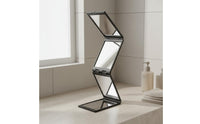 Four-Section Mirror Portable Three-Sided Mirror Foldable Personal Care Item for Makeup