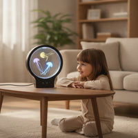 Jellyfish Lamp USB Powered Jellyfish Light Color Changing Aquarium Lamp for Bedroom, Office Desk, Living Room