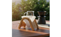 V-Shape Coffee Strainer Holder Easy Access Pour over Strainer Holder Pour-over Papers Storage Rack for Baristas, Cafe