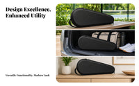 EVA Material Hard Shell Racket Case Molded Teardrop Racket Case Zipper Closure Paddle Bag Black