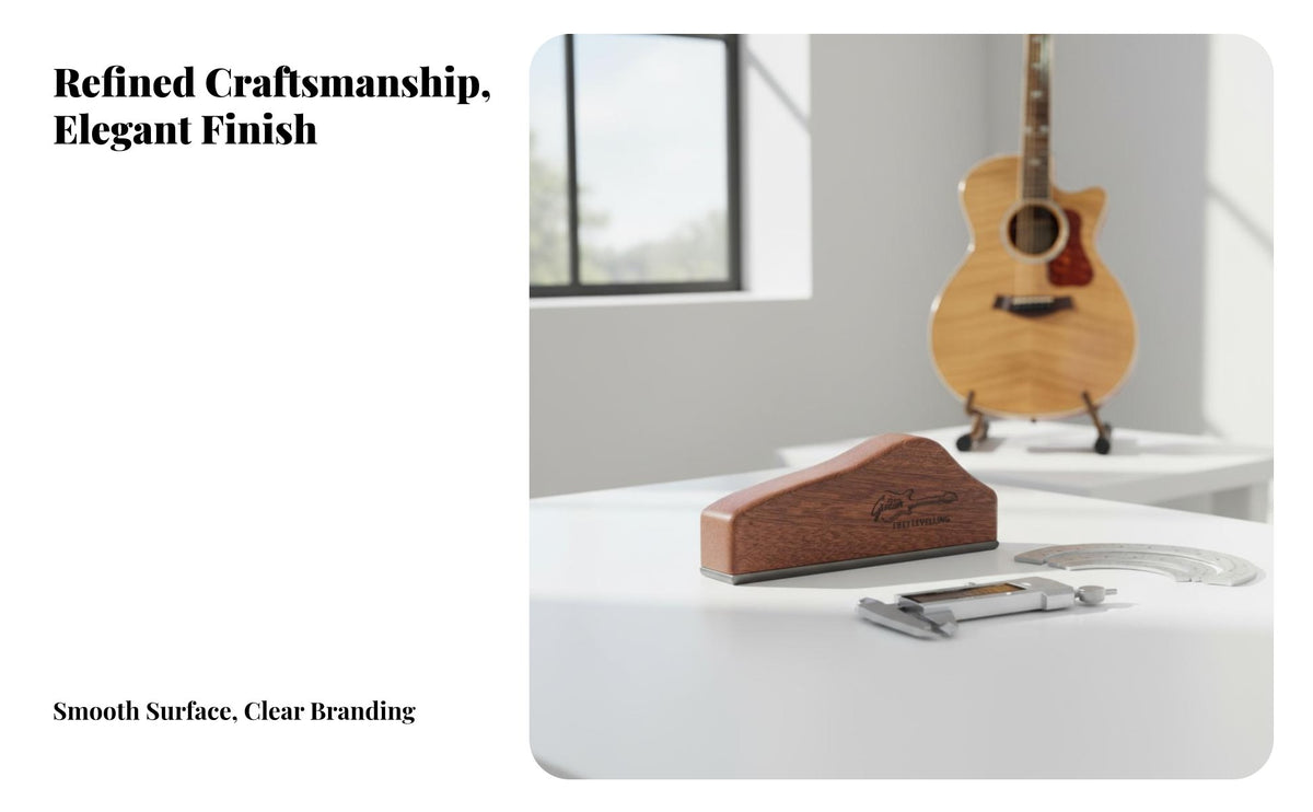 Ergonomic Design Guitar Fret Leveling File Long-Lasting Construction Guitar Fret Sanding Block Anti-Rust for Guitarists, Repair Shop