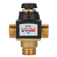 Brass Thermostatic Mixing Valve with Automatic Temperature Control