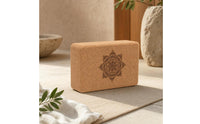 Cork Stretching Block Supportive Cork Block Stable Exercise Equipment for Yogis, Dancers, Home Workouts