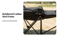 Foldable Padded Moon Chair Folding Design Camping Furniture High rear supportrest Outdoor equipment Lightweight for outdoor mealkers, Sports Fans, Fishing, outdoor meal, Beach, Patio