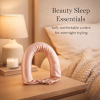 Soft Foam Curling Rods for Women, Heatless Set with Cover, Overnight No Heat Wave Curlers, Sleep Styling Rollers, Donut Shaped Design
