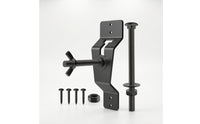 Spare Tire Bracket with Hardware Wall-Mounted Tire Carrier Bracket Secure Black for Trailer Owners, Enclosed Trailers