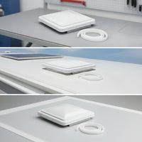 RV Roof Ventilation Cover  Easy Install Vehicle Vent Cover with Sealing Strip Stable for