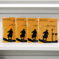 Professional Cello Strings Set for Beginners and Advanced Players - ADGC, Imported European Quality