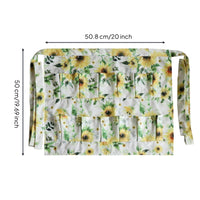 Multi-Pocket Waist Apron with Pockets Machine Washable Half Apron Sturdy Apparel Lightweight for Gardeners, Crafters, Kitchen, Gardening