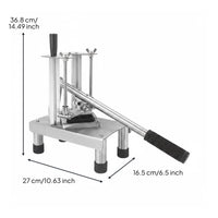 Potato Strip Cutter Multi-Function Potato Fry Cutter Heavy Duty Kitchen Tool for Restaurant