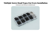 Screw Organizer Box 180-Piece RC Car Screw Kit Hardware Storage Box Assorted for Hobby Workbench