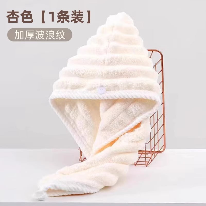 干发帽女加厚超强吸水速干包头毛巾擦洗头干发巾2024新款单层浴帽
