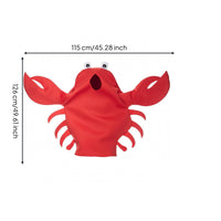 Full Body Crustacean Costume Eye Stalks Novelty Outfit Easy to Wear
