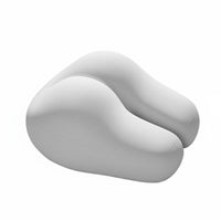 Breathable Material Curved Memory Foam Pillow Soft and Supportive Ergonomic Chest Pillow Multi-Purpose for Side Sleepers, Bedroom, Office