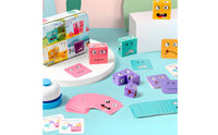 Face-Changing Cube Game Metal Tin Box Face Changing Cube Game Expression Matching Block Block Game Printed Lid Play Set