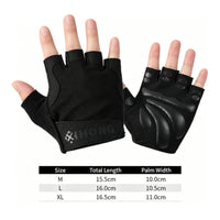 Shock Absorbing Padded Weightlifting Gloves Wear Resistant Half Finger Gym Gloves Breathable Fitness Gear Easy To Remove for Weightlifters