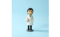 Medical Worker Figurine Cartoon Doctor Figurine Self-Standing Ornaments for Nurses
