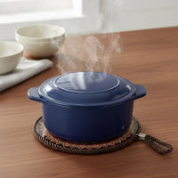 Anti-Scald Ceramic Trivet Scratch-Proof Ceramic Pot Mat Non-Slip Base Decorative Table Trivet Easy to Clean for Tea House, Restaurant