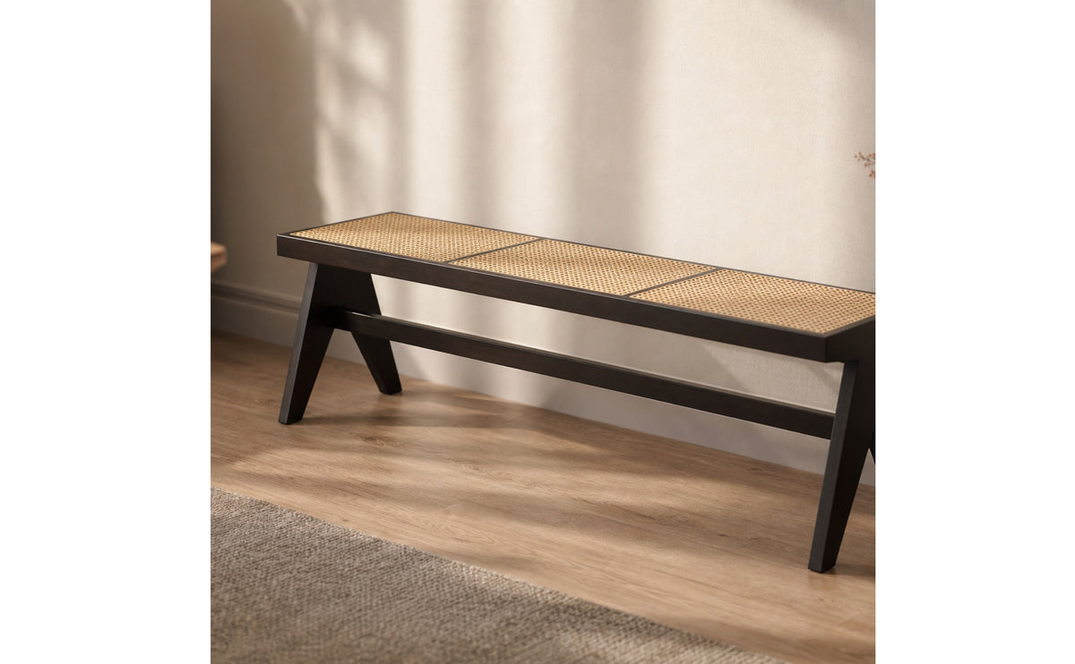 Sleek Dining Bench Space-Saving Backless Bench Stable Furniture Long-Lasting for Apartment