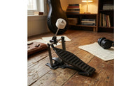 Ribbed Single Bass Drum Pedal Coil-Driven-Loaded Bass Drum Pedal Low-Profile Musical Instrument Part Felt Beater