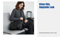 Bowling Bag, Soft Collar Tote, Large Capacity Shoulder Crossbody, Leather Travel Bag